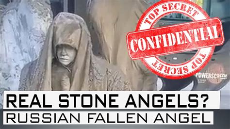 Two quarry workers made a shocking discovery when they stumbled upon a statue-like figure, petrified in stone, that appeared to be a perfectly preserved angel with wings. . Siberian fallen angel in russia